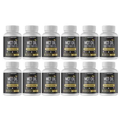 MCT Oil 200 MG 12 Bottles - 720 SoftGels