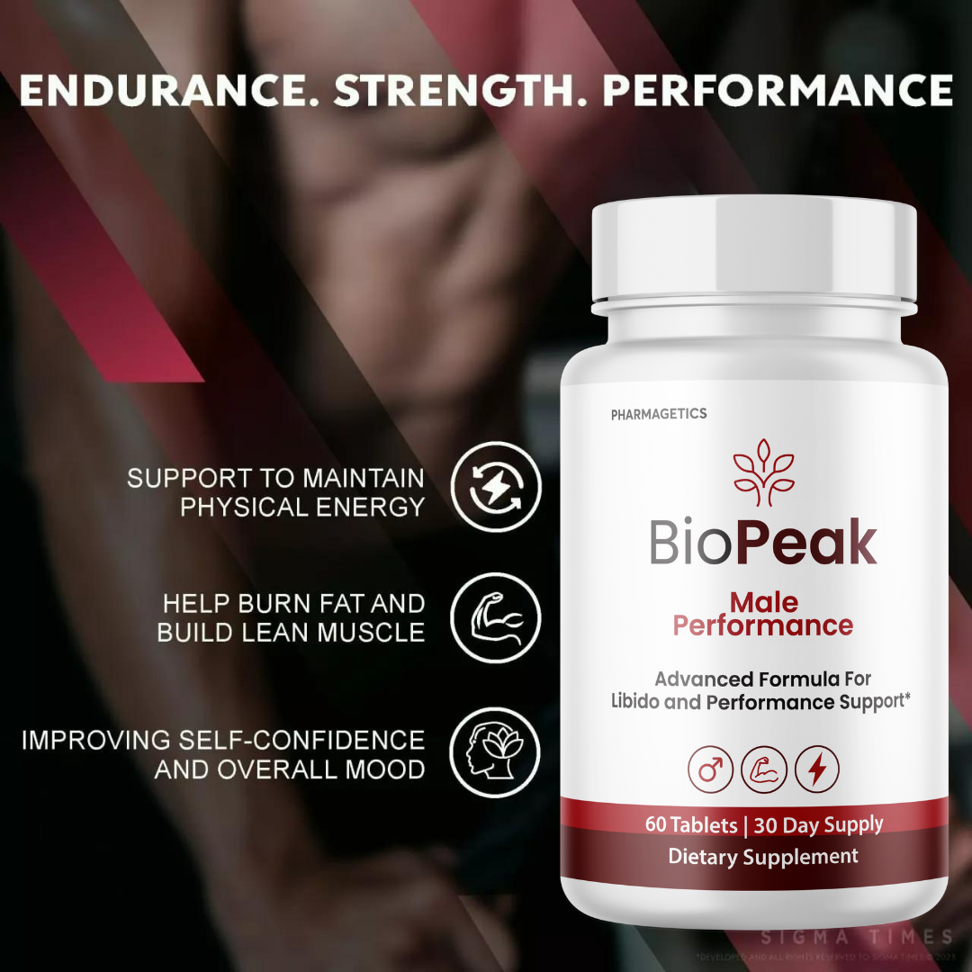 BioPeak Men Enhancement Capsules, BioPeak Pills Last longer BiggerD