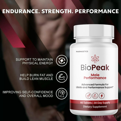 BioPeak Men Enhancement Capsules, BioPeak Pills Last longer BiggerD 3 Bottles