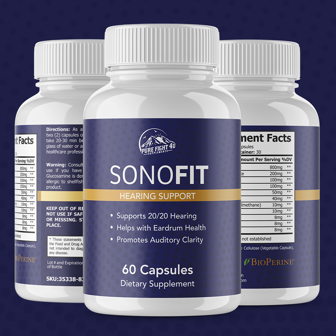 Sonofit 3 Bottles 180 Capsules