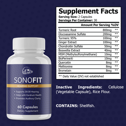 Sonofit 3 Bottles 180 Capsules