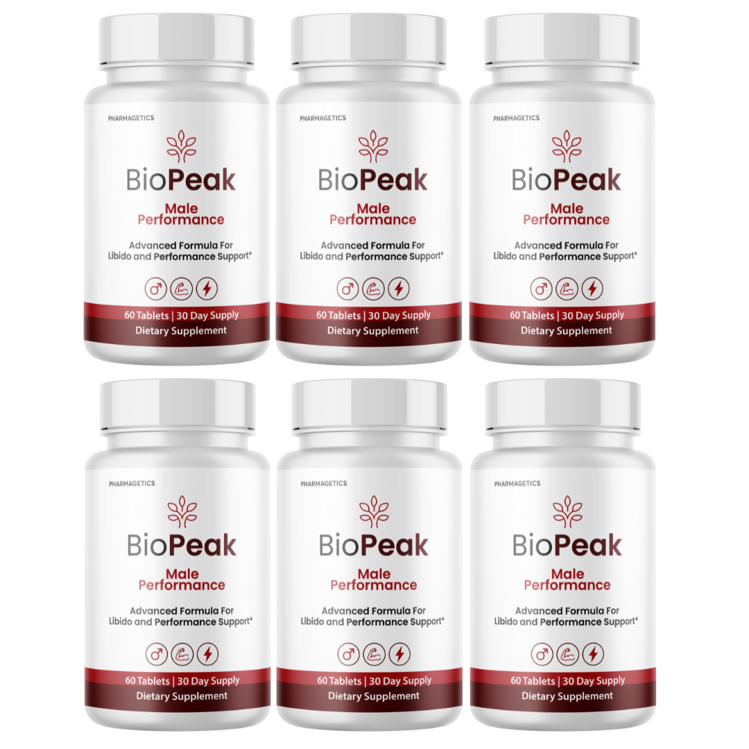 BioPeak Men Enhancement Capsules, BioPeak Pills Last longer BiggerD 6 Bottles