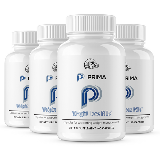 PRIMA Weight Loss Pills - Dietary Supplements 4 Bottles 240 Capsules