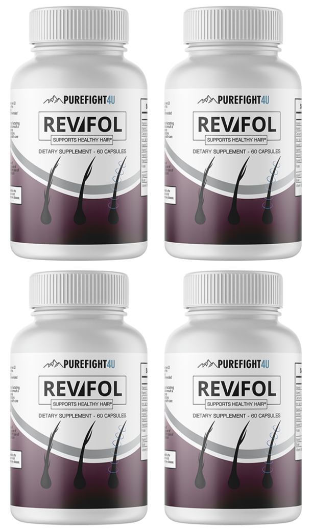 Revifol Hair Skin and Nails Supplement 4 Bottles 240 Capsules