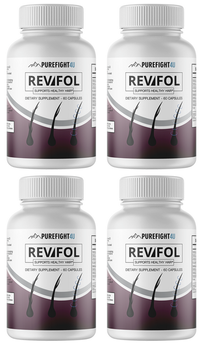 Revifol Hair Skin and Nails Supplement 4 Bottles 240 Capsules