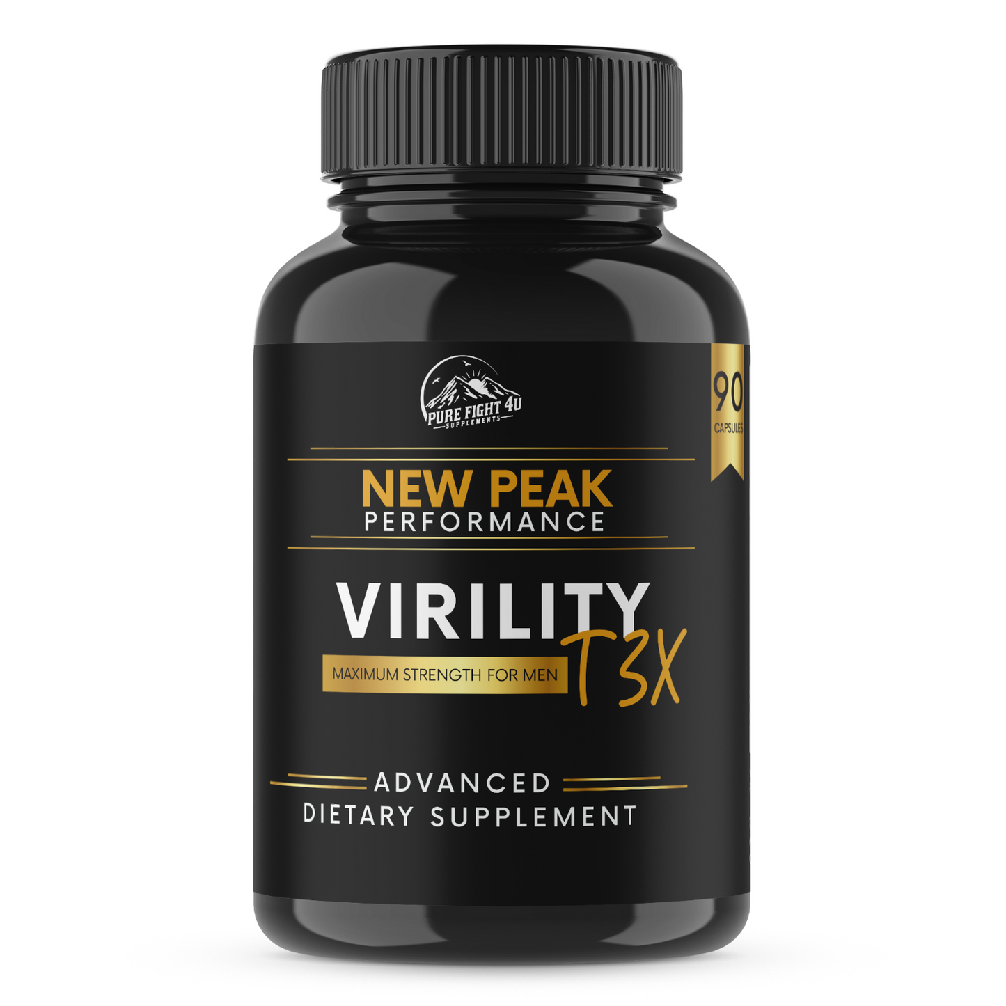 Virility T3X Maximum Strength for Men 2 Bottles 180 Capsules