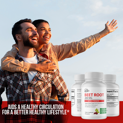 Beet Root 200mg Extra Strength 12 Bottles 720 Capsules