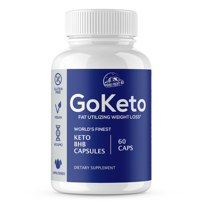 GoKeto Fat Utilizing Weight Loss 12 Bottles 720 Capsules