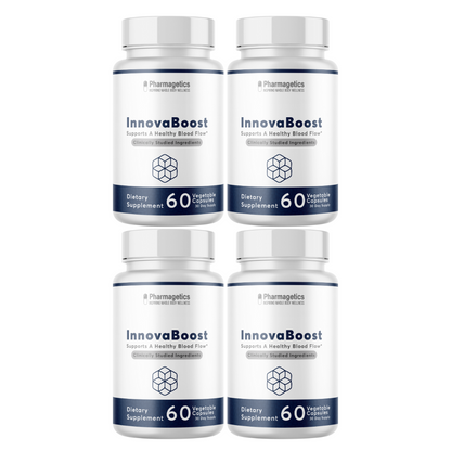 InnovaBoost Supports a Healthy Blood Flow - 4 Bottles 240 Capsules