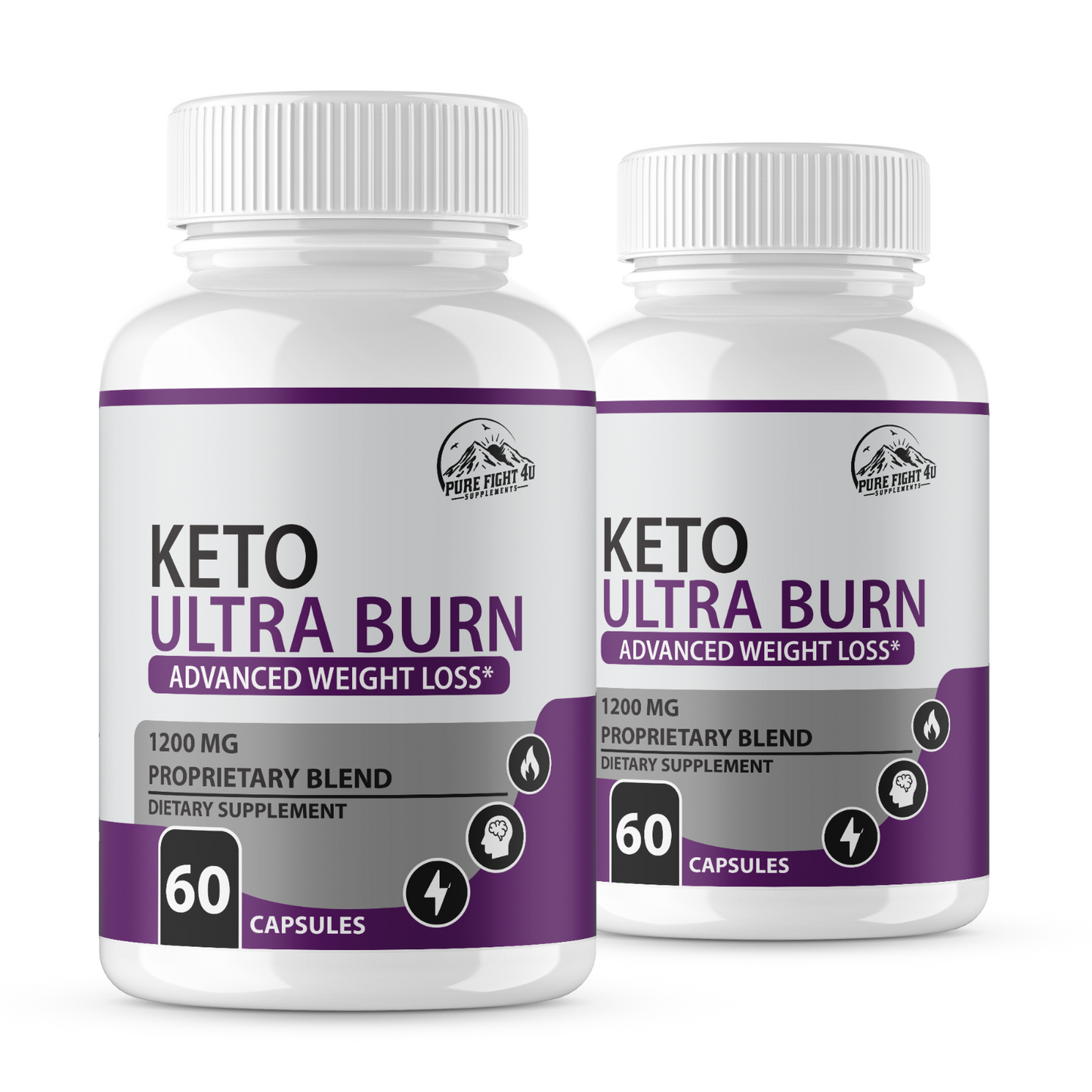 Keto Ultra Burn Advanced Weight Loss 2 Bottles  120 Capsules