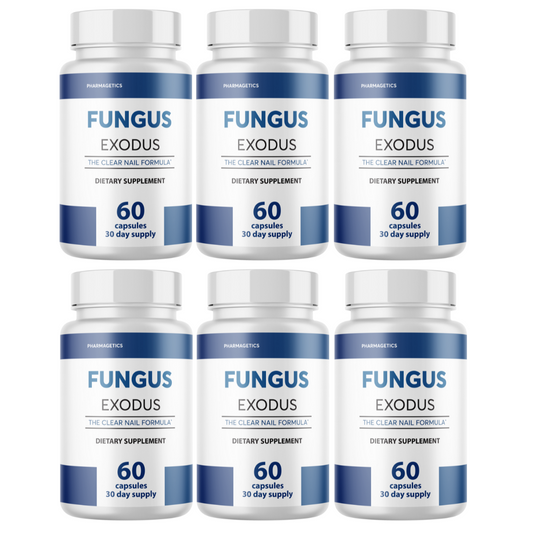 Fungus Exodus Clear Nail Formula 6 Bottles 360 Capsules