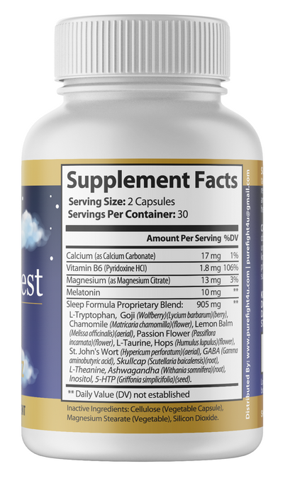 Good Night Rest Promotes Relaxation & Healthy Sleep Cycle-4 Bottles-240 Capsules