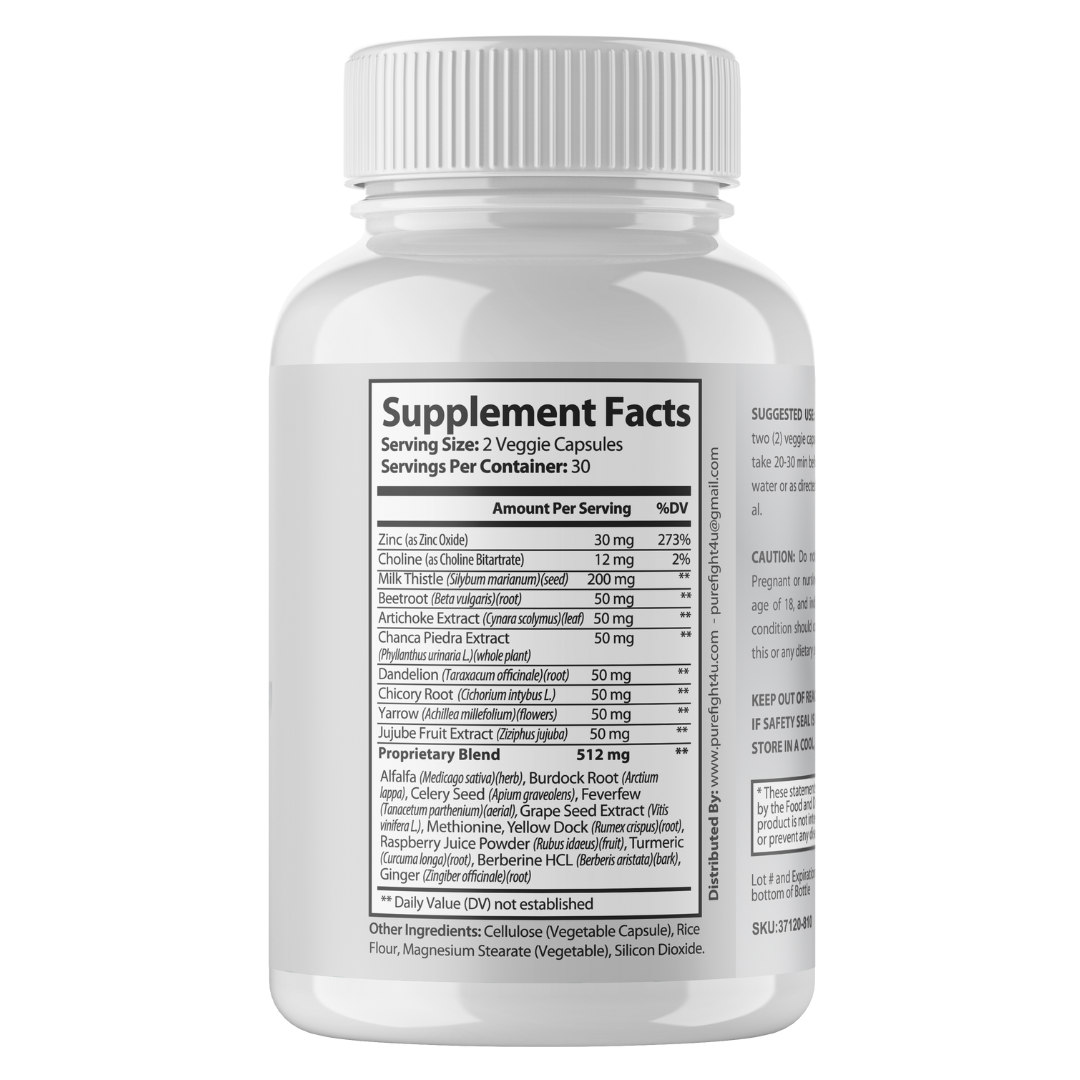 Urgent Liver 911 Advanced Liver Support Formula 60 Capsules