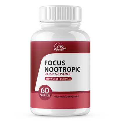 Focus Nootropic Dietary Supplement - 4 Bottles 240 Capsules