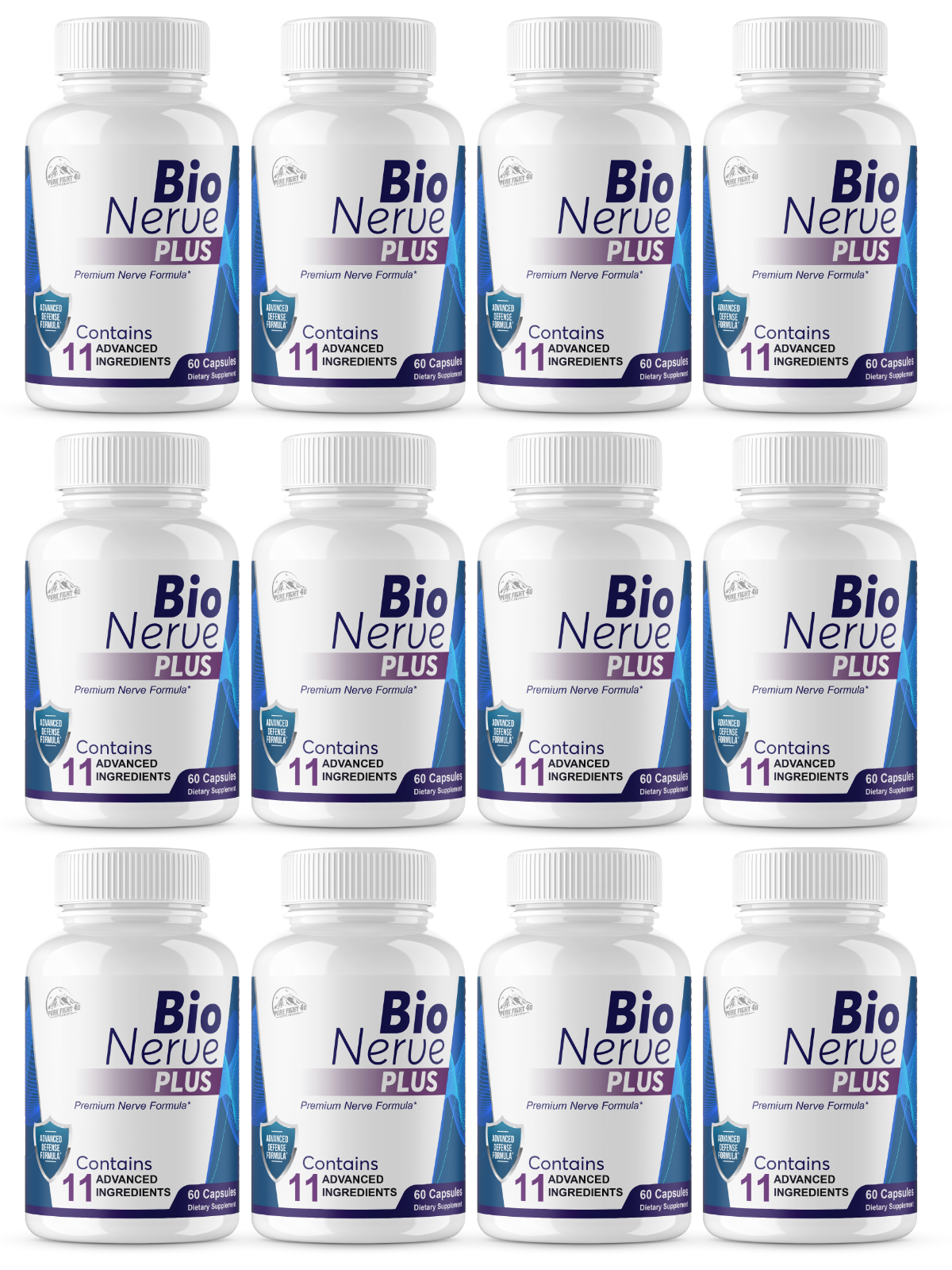 Bio Nerve Plus Premium Nerve Formula - 12 Bottles 720 Capsules