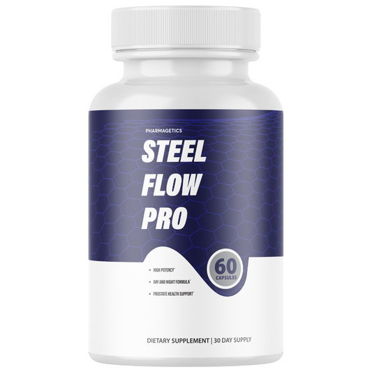 Steel Flow Pro Maximum For Men, SteelFlow Pro Blood Flow - 60 Capsules