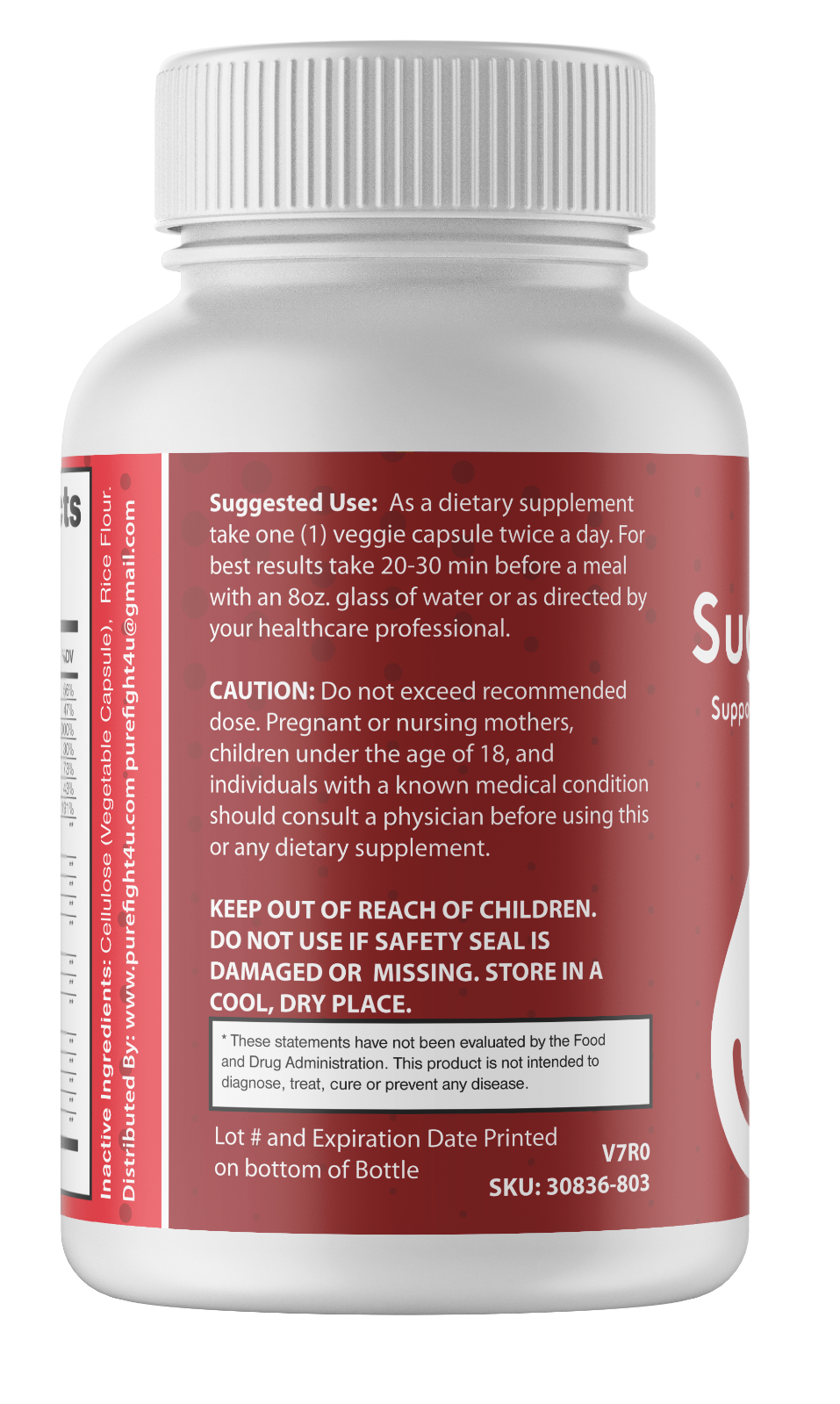 Sugar Balance Supports Healthy Blood Sugar Levels 5 Bottles 300 Veg Caps