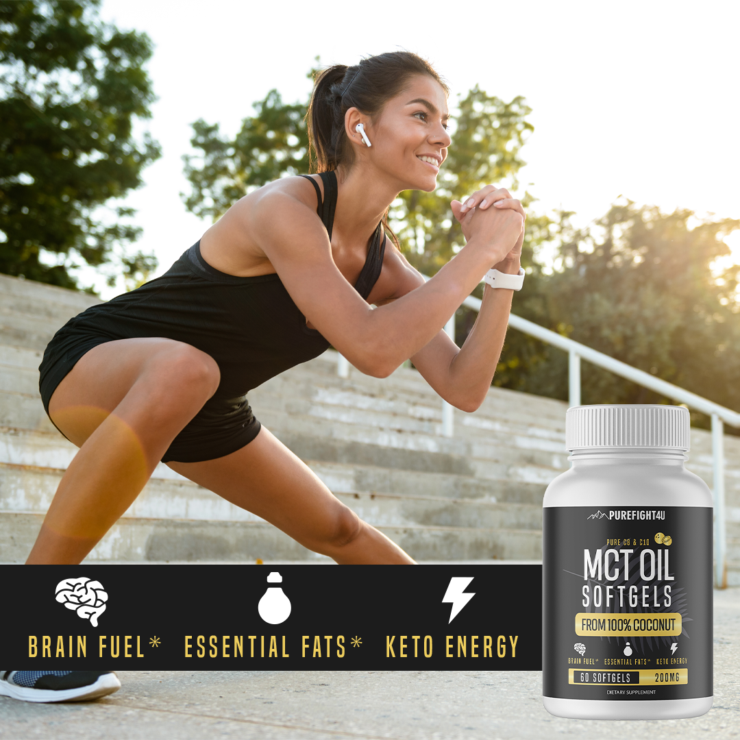 MCT Oil 200 MG 12 Bottles - 720 SoftGels