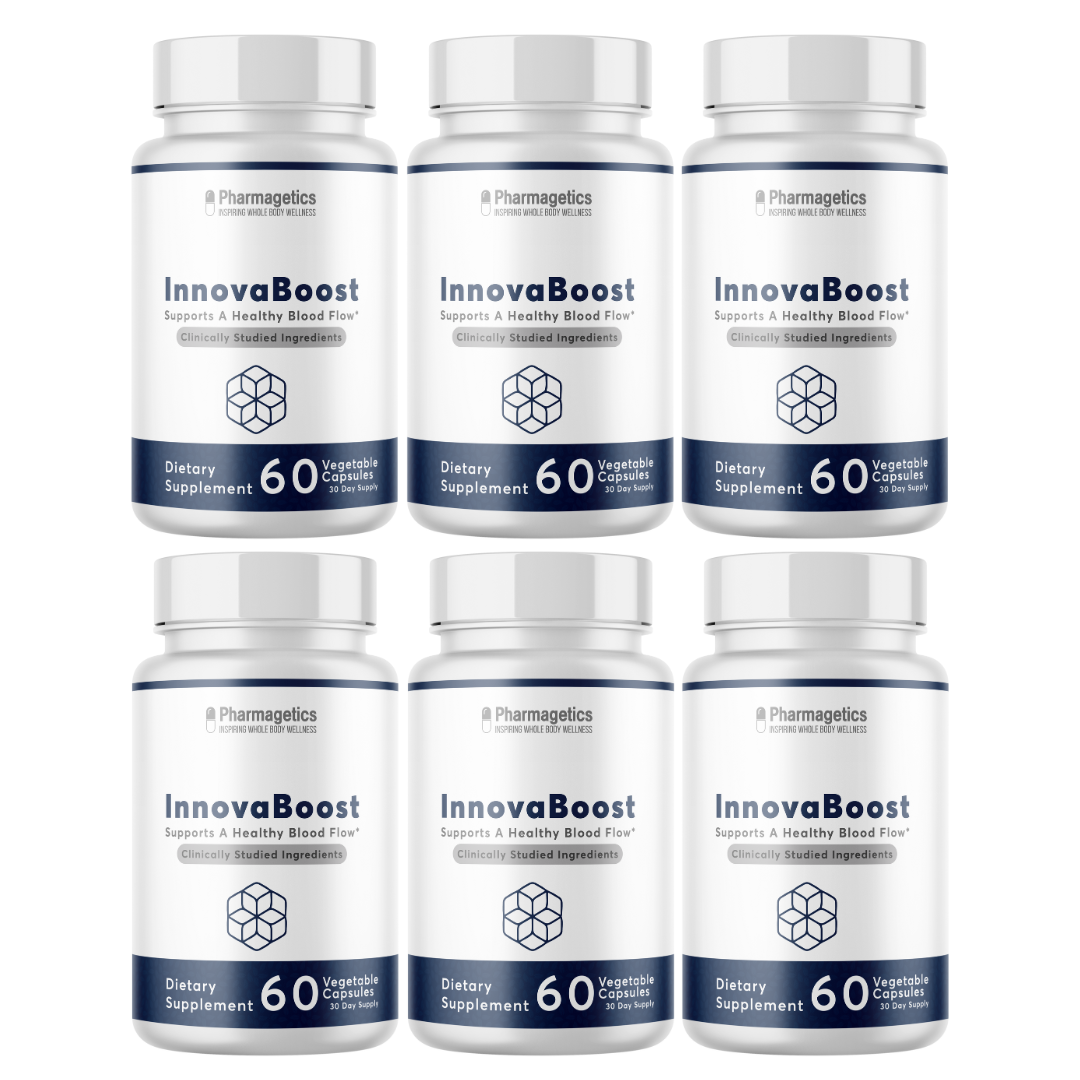 InnovaBoost Supports a Healthy Blood Flow - 6 Bottles 360 Capsules