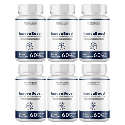 InnovaBoost Supports a Healthy Blood Flow - 6 Bottles 360 Capsules