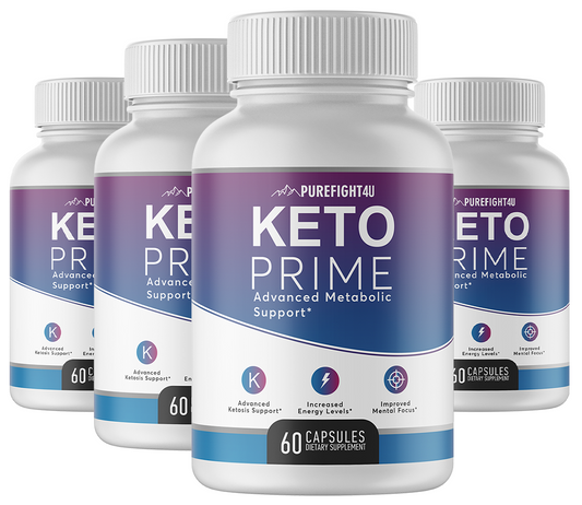 Keto Prime - Advanced Metabolic Support 4 Bottles 240 Capsules