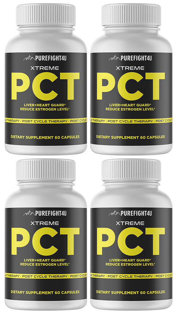 Xtreme PCT Ultimate Post Cycle Therapy Formula 4 Bottles 240 capsules