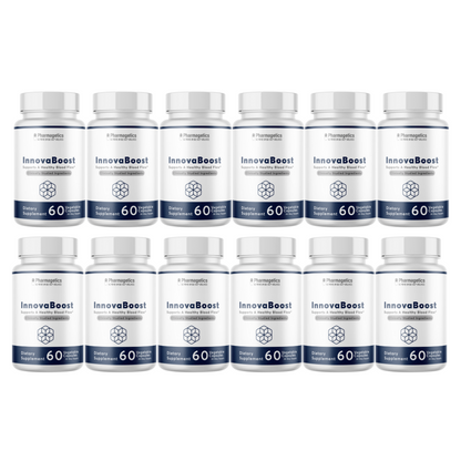 InnovaBoost Supports a Healthy Blood Flow - 12 Bottles 720 Capsules