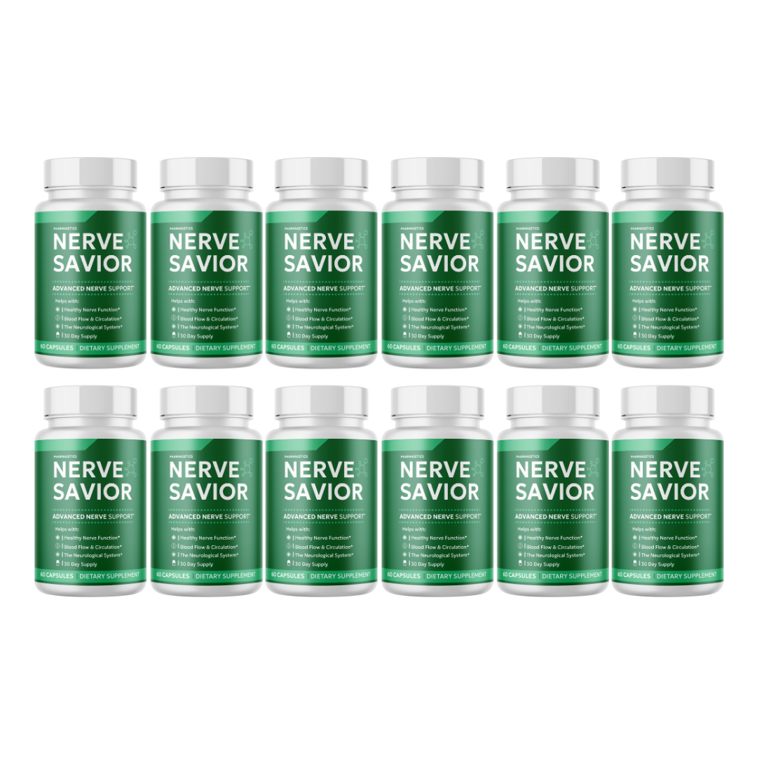 Nerve Savior Advanced Nerve Support 12 Bottles 720 Capsules