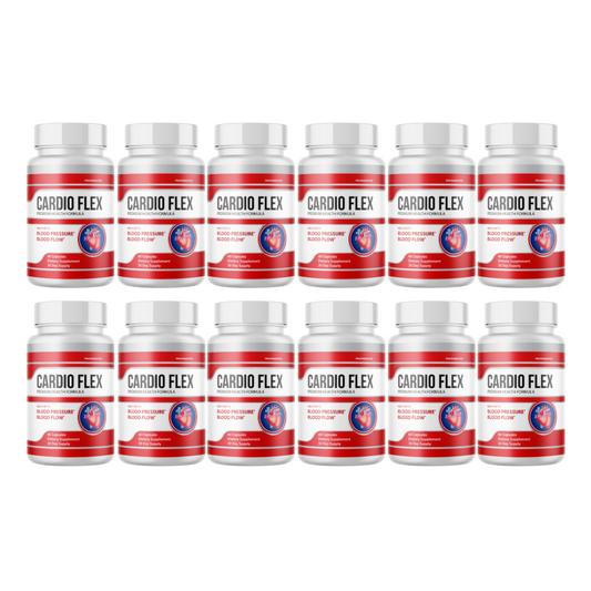 Cardio Flex Premium Health Formula 12 Bottles 720 Capsules