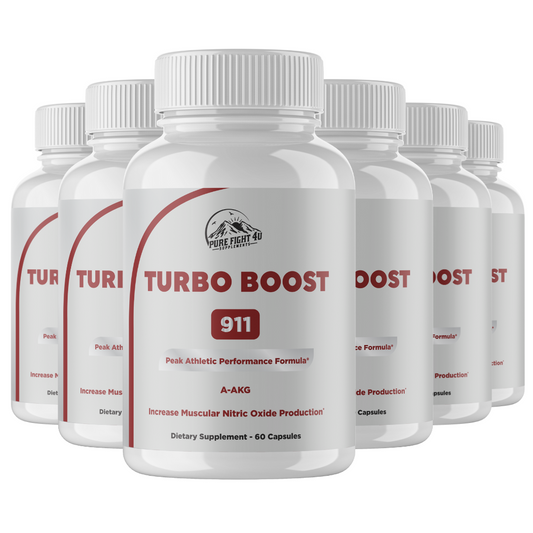 Turbo Boost 911 Peak Athletic Performance Formula 6 Bottles 360 Capsules