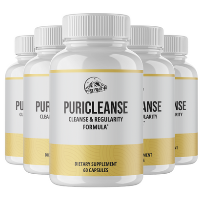 Puricleanse- Cleanse & Regularity Formula 5 Bottles 300 Capsules