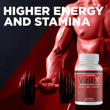 Viril X Dietary Supplement, Natural Male Enhancement, 4 Bottles 240 Tablets