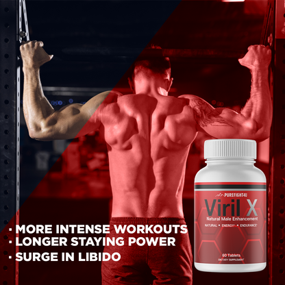 Viril X Dietary Supplement, Natural Male Enhancement, 12 Bottles 720 Tablets