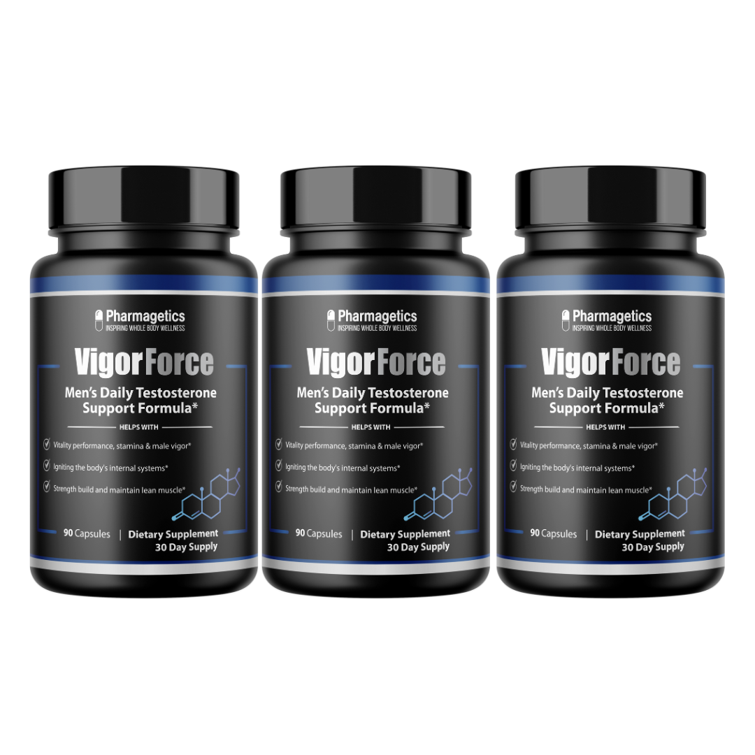 Vigor Force - Men's Enhance Support - 3 Bottles 270 Capsules