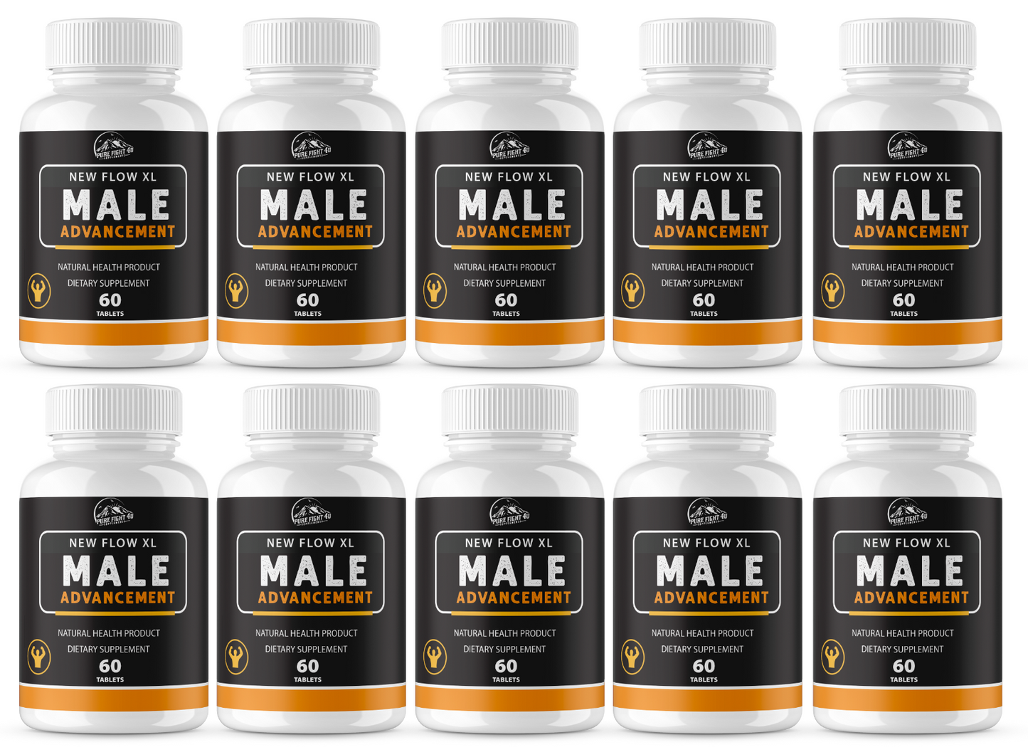 New Flow XL Male Advancement 10 Bottles 600 Tablets