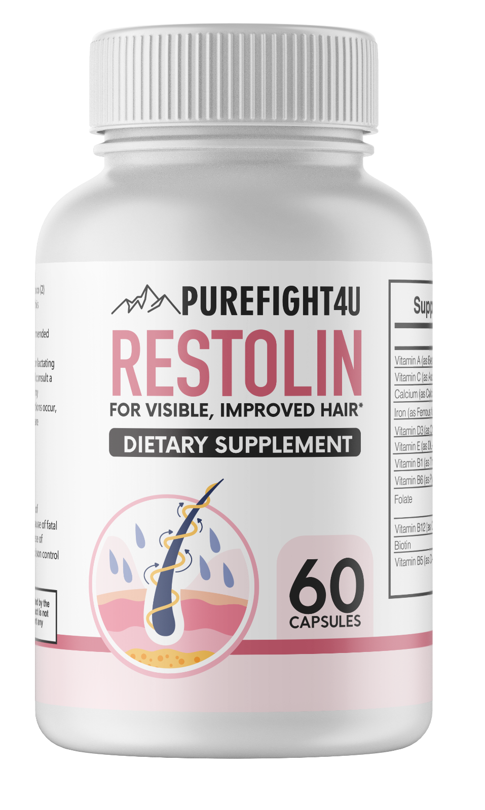 Restolin Hair Skin and Nails Supplement 60 Capsules