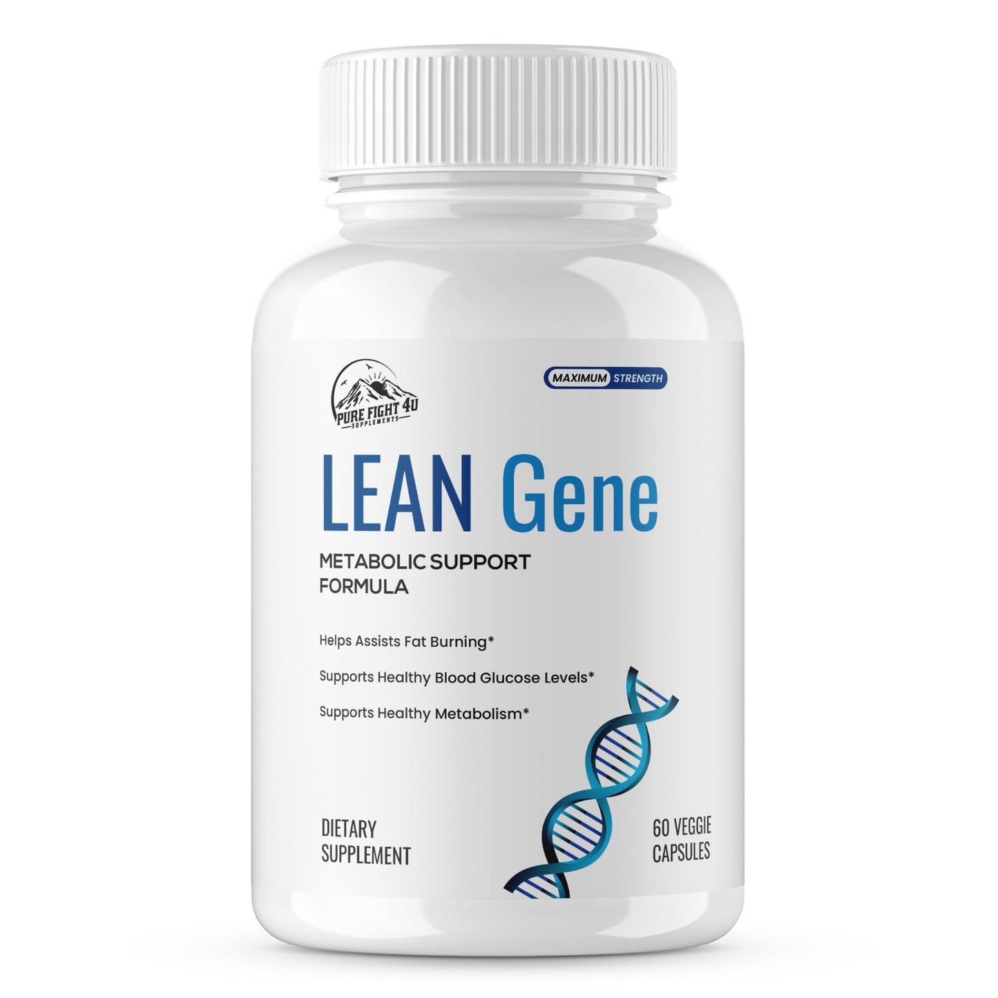 Lean Gene Metabolic Weight Loss Support Supplement - 4 Bottles 240 Capsules