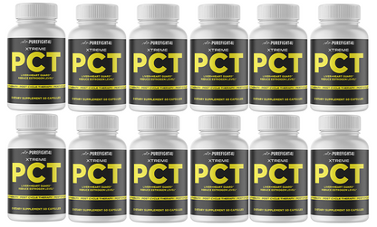 Xtreme PCT Ultimate Post Cycle Therapy Formula 12 Bottles 720 capsules