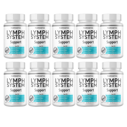 Lymph System Support | Lymph Detox & Cleansing Repair Formula - 10 Bottles