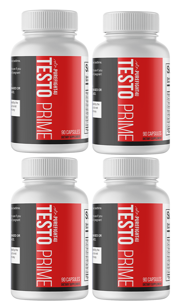 TESTO PRIME Best Testosterone Booster 4 Bottles 360 Capsules