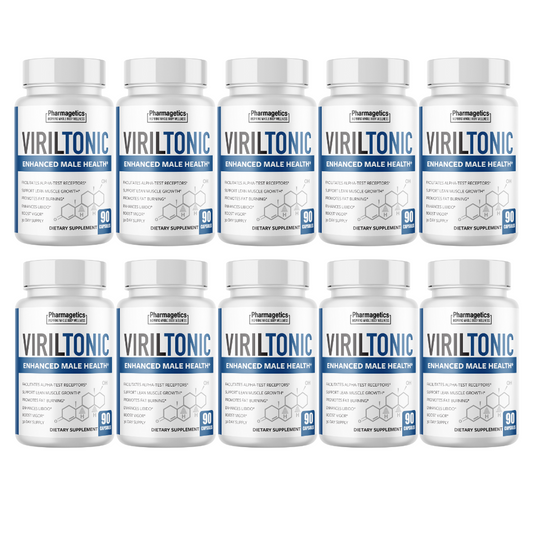 VirilTonic - Enhanced Male Health - 10 Bottles 900 Capsules