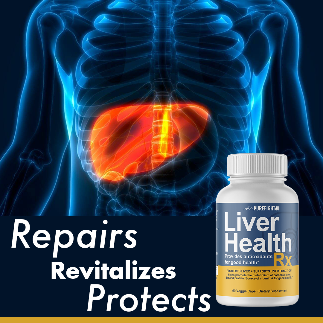 Liver Health RX Formula Supplement Pure Health 2 Bottles 120 Capsules