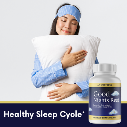 Good Night Rest Promotes Relaxation & Healthy Sleep Cycle-2 Bottles-120 Capsules