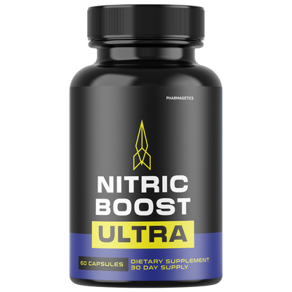 Nitric Boost Ultra For Men ED Organic Charge Supplement - 60 Capsules