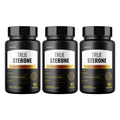 True Sterone Healthy Male Support 3 Bottles 270 Capsules