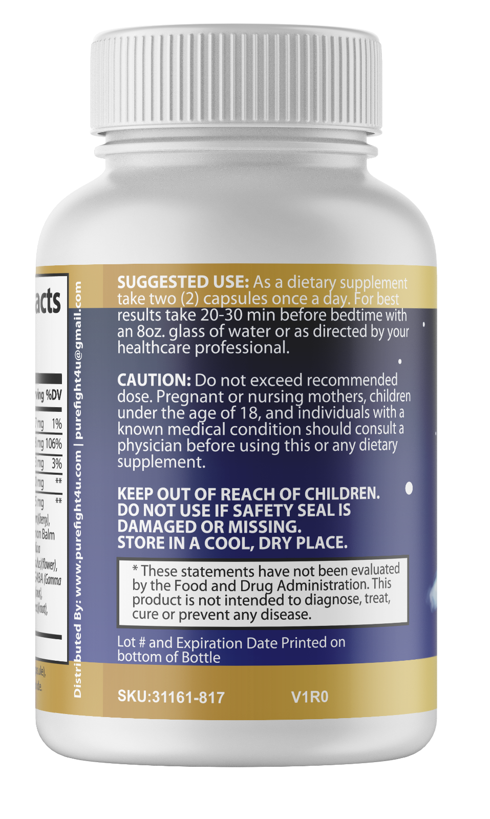 Good Night Rest Promotes Relaxation & Healthy Sleep Cycle-4 Bottles-240 Capsules