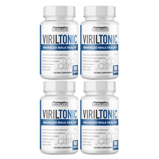 VirilTonic - Enhanced Male Health - 4 Bottles 360 Capsules