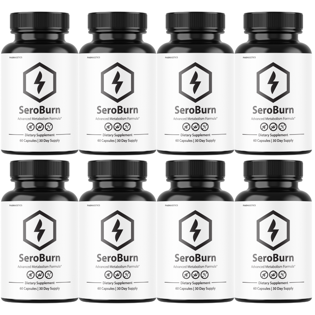 SeroBurn Fat Burning Pills Advanced Weight Loss & Appetite Control - 8 Bottles