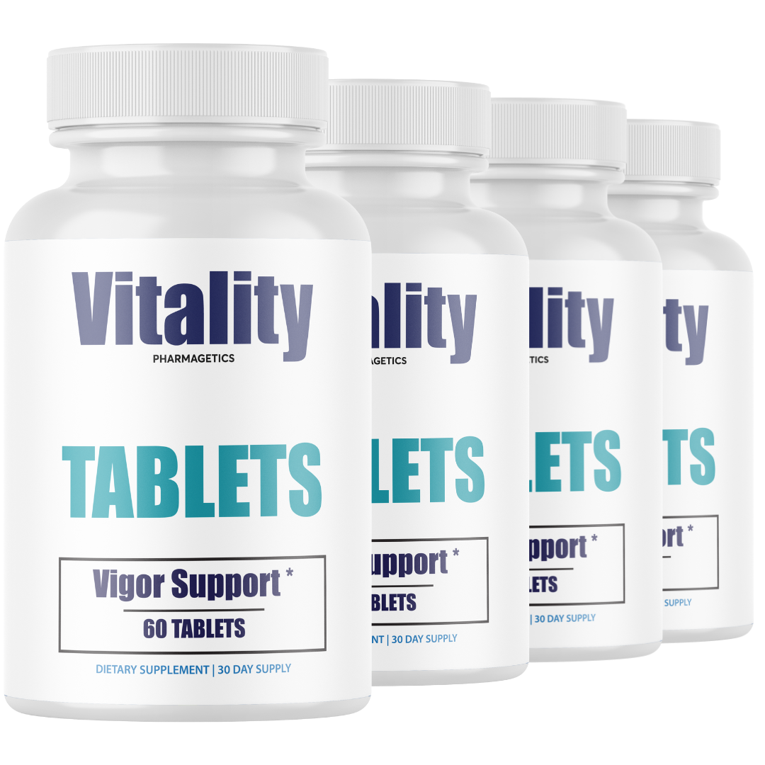 Vitality Tablets Dots For Men, Vitality Dots, Vitality Tablets Dots - 4 Bottles