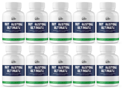 Gut Restore Ultimate Probiotic 10 Bottles 600 Capsules